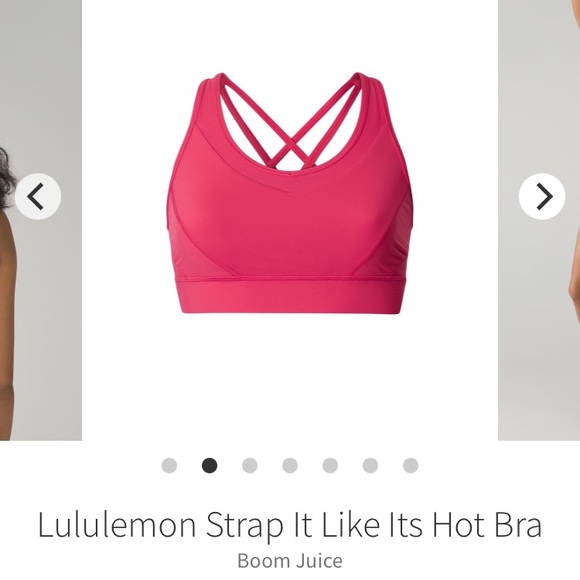 Lululemon Strap It Like Its Hot Bra - Sz 6 - Picture 2 of 5